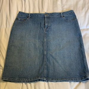 Women’s denim jean skirt